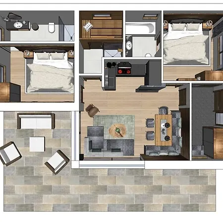 Шале Chalet's Alpenjuwel *